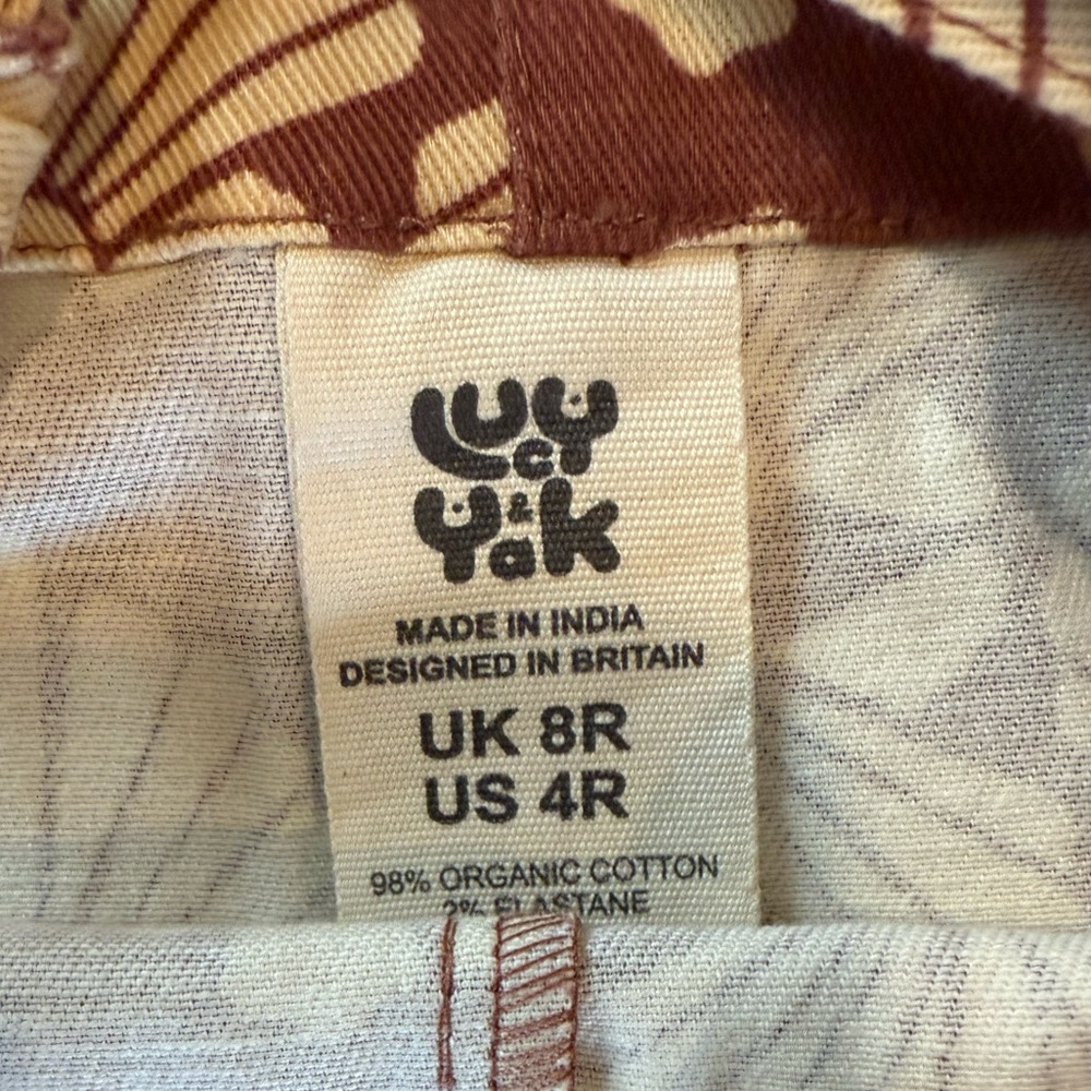 Lucy & Yak Seashell Print Overalls - Picture 6 of 6